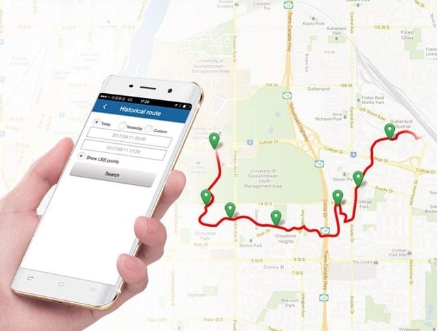 GPS avec suivi en temps réel de Winnes 